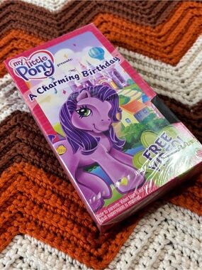Y2K My Little Pony Pink Party VHS Charming Birthday sealed